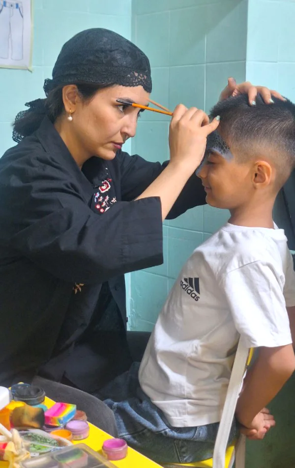 گریم گروهی صورت کودک