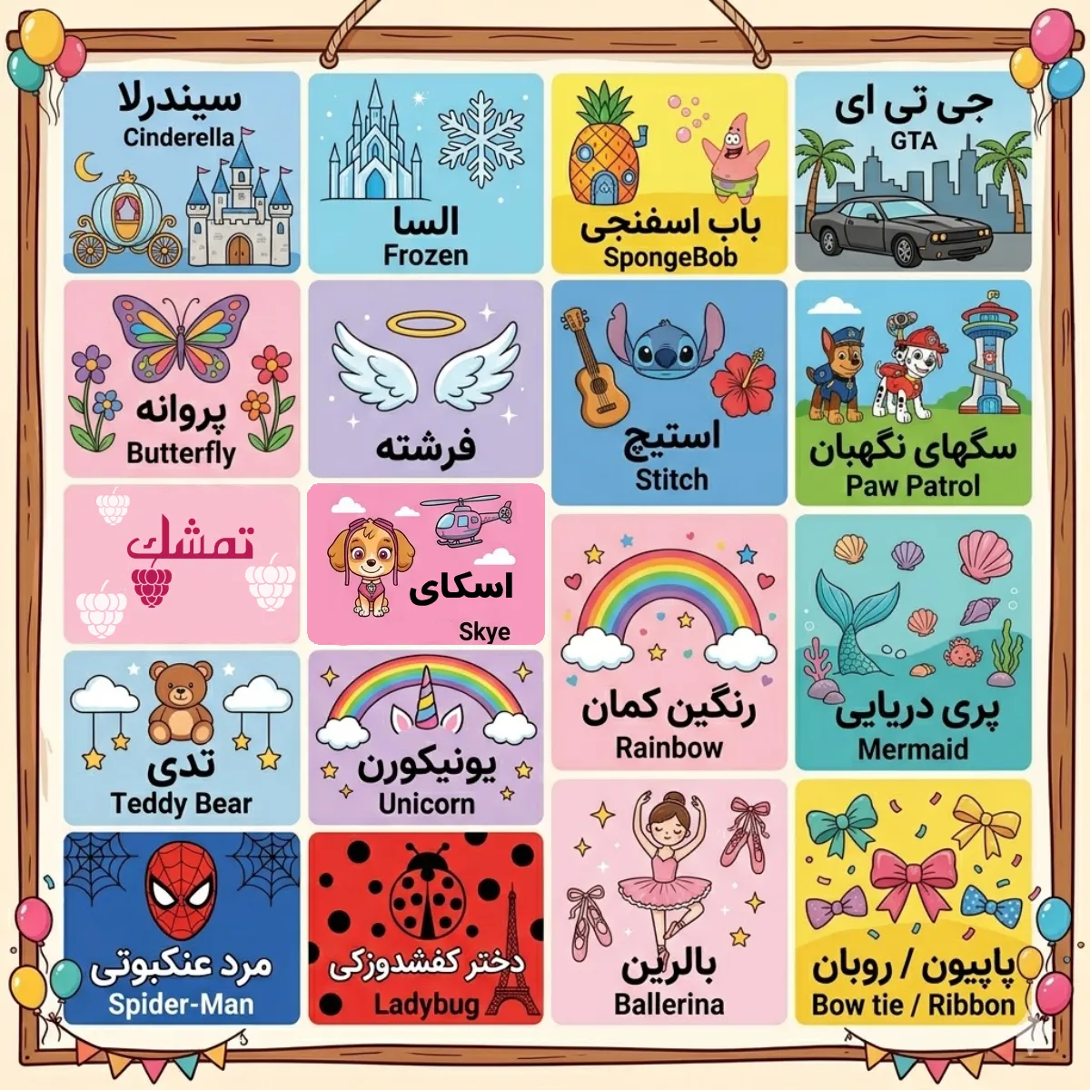انواع تم تولد