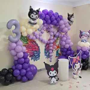 بادکنک آرایی کرومی ساده