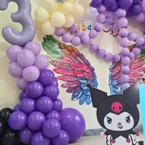 بادکنک آرایی کرومی برای تولد