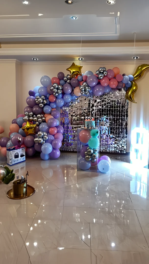 بادکنک آرایی پری دریایی