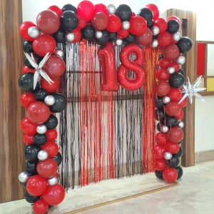 تم قرمز مشکی دخترانه