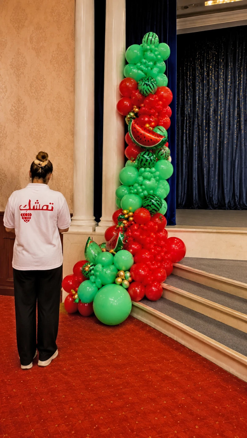 بادکنک آرایی سالن