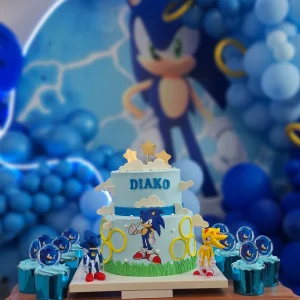 بادکنک آرایی تم سونیک