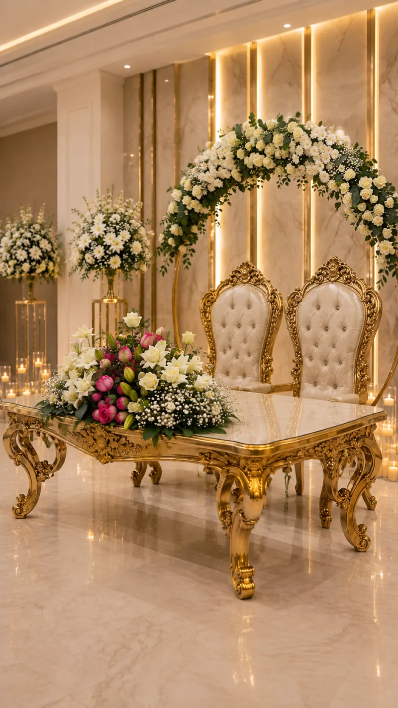 گل آرایی تالار عروسی