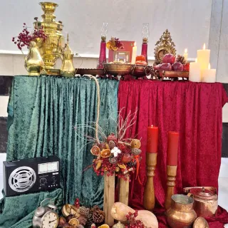 دیزاین میز شب چله