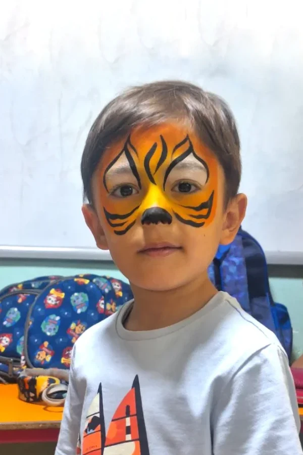 گریم صورت پلنگ