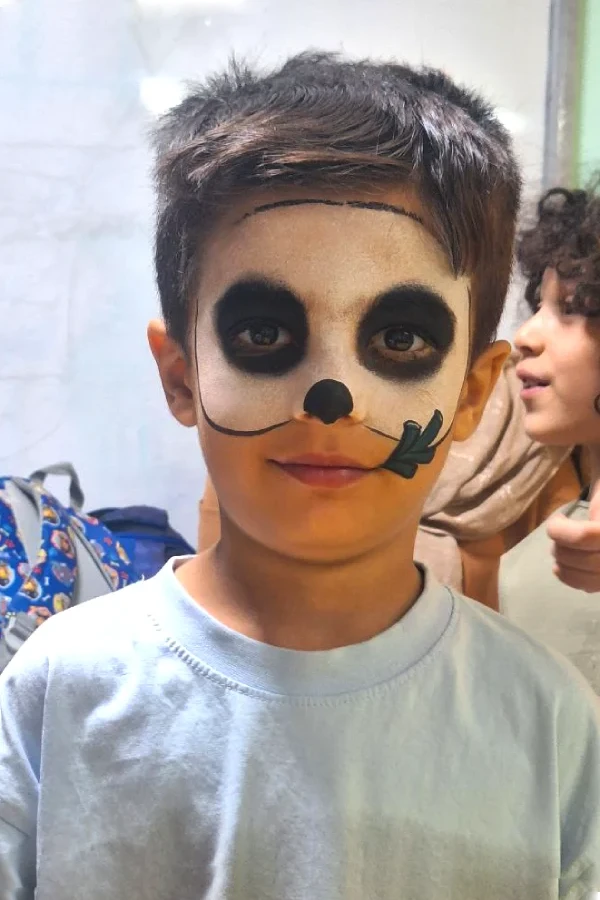 گریم صورت پاندا