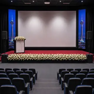 گل آرایی استیج و تریبون