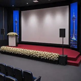 گل آرایی استیج و تریبون