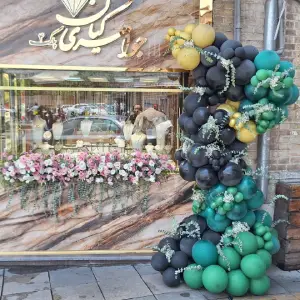 بادکنک آرایی افتتاحیه سبز