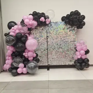 تم صورتی مشکی