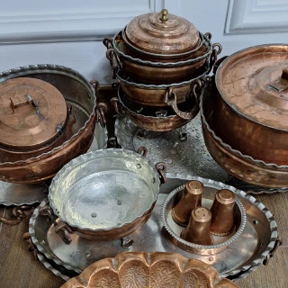 ظروف مسی یلدایی