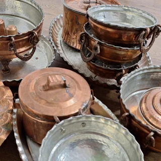 ظروف مسی یلدایی