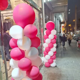 بادکنک آرایی فروشگاهی